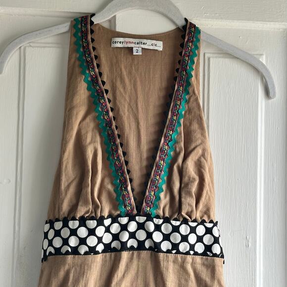 Corey Lynn Calter Ribbon Detail Maxi Dress - Picture 3 of 7